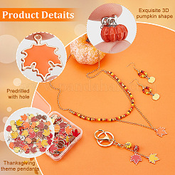 12 Style Autumn Theme Alloy Enamel Pendants&nbsp;ENAM-OC0001-14