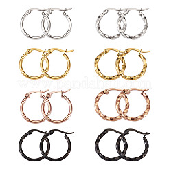 Stainless Steel Hoop Earrings&nbsp;STAS-TA0001-23B