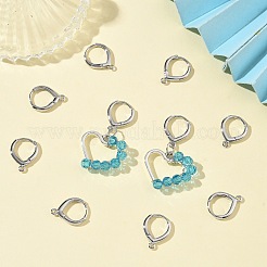 SHEGRACE Brass Hoop Earrings Findings&nbsp;XGR0158P-94P