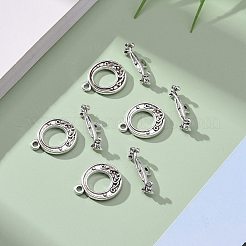 Tibetan Style Alloy Toggle Clasps&nbsp;X-LF1081Y-NF