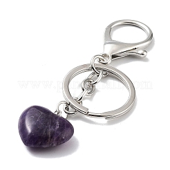 Natural Amethyst Keychain&nbsp;KEYC-M022-04C