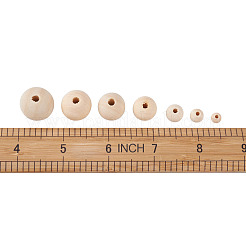 Unfinished Natural Wood Beads&nbsp;WOOD-TA0002-41-LF