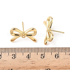 Brass Stud Earring Findings&nbsp;KK-D504-02G