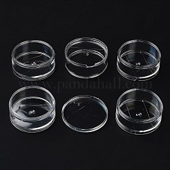 (Defective Closeout Sale: Scratched) Round Plastic Bead Containers&nbsp;LS-CON-XCP0002-39