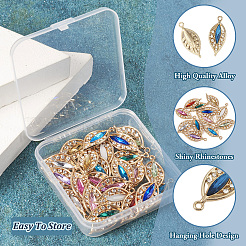 24Pcs 12 Colors KC Gold Plated Alloy Pendants&nbsp;FIND-TA0003-71