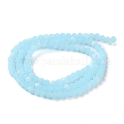 Imitation Jade Glass Beads Strands&nbsp;X1-EGLA-A034-J3mm-MB04