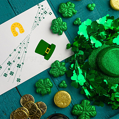 2 Styles Saint Patrick's Day Cutting Dies Stencils&nbsp;DIY-CP0012-02