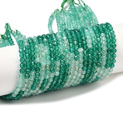 Gradient Color Natural Green Onyx Agate(Dyed & Heated) Beads Strands&nbsp;G-A252-A04-01