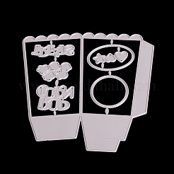 Pop Corn Box Frame Carbon Steel Cutting Dies Stencils&nbsp;DIY-F036-30