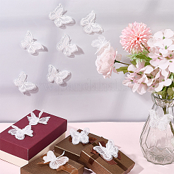 40Pcs Polyester Butterfly&nbsp;DIY-SP0006-26B