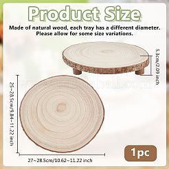 Round Wood Flower Pot Shelf&nbsp;AJEW-WH0709-031A