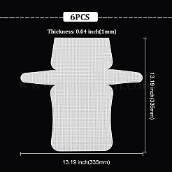 Plastic Mesh Canvas Bag Sheets&nbsp;DIY-WH0045-39A