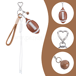 1Pc Sports ThemePU Leather Keychains&nbsp;KEYC-SP0001-67A