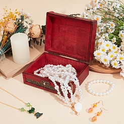 Rectangle Wood & PU Leather Jewelry Boxes&nbsp;CON-CL0001-14A