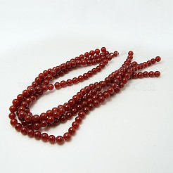 Natural Carnelian Beads Strands&nbsp;X-G-G338-8mm-02