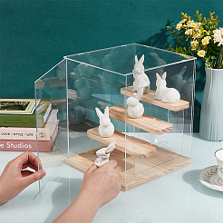 Assembled Acrylic Model Toy Display Box&nbsp;ODIS-WH0029-42