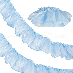2M Silk Pleated Lace Trim Ribbon&nbsp;OCOR-CY0003-37C
