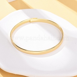 Brass Plain Bangles&nbsp;BJEW-C140-30G