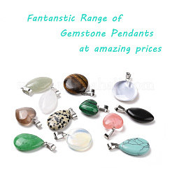 Natural/Synthetic Gemstone Pendants&nbsp;G-PH0034-22P