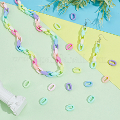 300Pcs Opaque Acrylic Quick Link Connectors&nbsp;MACR-SP0002-09