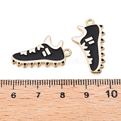 Rack Plating Alloy Enamel Pendants&nbsp;ENAM-N056-387KCG-01