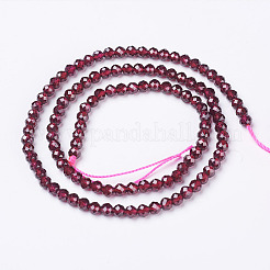 Natural Garnet Beads Strands&nbsp;X-G-D167-B-3mm