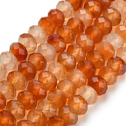Natural Banded Agate Beads Strands&nbsp;G-Z111-A01-01
