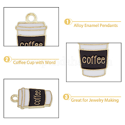 Alloy Enamel Pendants&nbsp;ENAM-DC0001-36