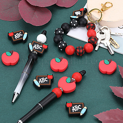 10Pcs 2 Styles Silicone Beads&nbsp;SIL-SC0001-57