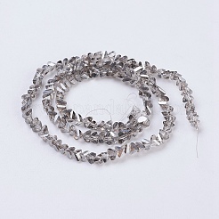 Electroplate Glass Beads Strands&nbsp;EGLA-J145-4mm-PL01