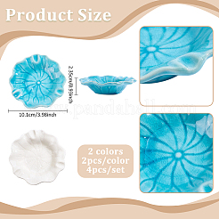 4Pcs 2 Colors Ceramic Jewelry Display Trays&nbsp;AJEW-PH0008-50