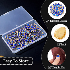 100Pcs Teardrop/Heart/Star Sew on Rhinestones&nbsp;GACR-TA0001-07D