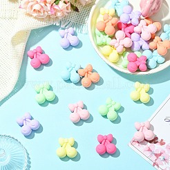 28Pcs 7 Colors Cherry Food Grade Eco-Friendly Silicone Focal Beads&nbsp;SIL-CJ0003-19