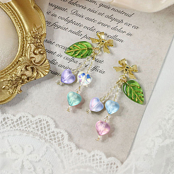 100Pcs 10 Colors Transparent Glass Beads&nbsp;GLAA-CJ0001-56