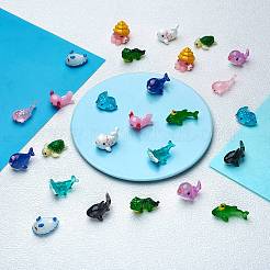 26Pcs 13 Style Transparent Resin Cabochons&nbsp;RESI-SZ0002-71
