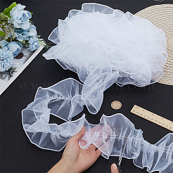 1Pc Organza Pleated Lace Trim Ribbon&nbsp;OCOR-HY0001-33B