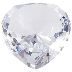 K9 Glass Rhinestone Heart Ornaments&nbsp;DJEW-WH20001-06A