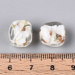 Handmade Gold Sand Lampwork Beads&nbsp;LAMP-T021-32F