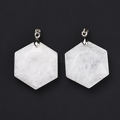 Natural Quartz Crystal Pendants&nbsp;G-C241-02F