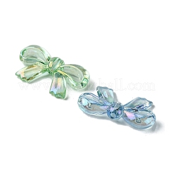 UV Plating Iridescent Transparent Acrylic Beads&nbsp;OACR-O006-07A