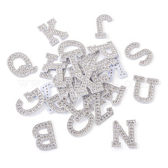 Alphabet Resin Rhinestone Patches&nbsp;DIY-TAC0005-45A