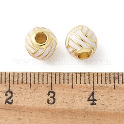 Brass Enamel Beads&nbsp;KK-P294-37G-02