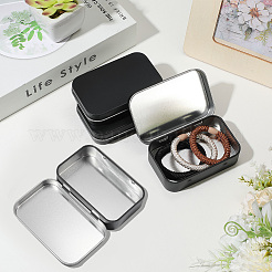 4Pcs Iron Jewelry Storage Boxes with Hinged Lid&nbsp;CON-SP0001-20A