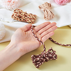 7.5 Yards 3 Colors  Braided Flat Faux Suede Cord&nbsp;LW-TA0001-04