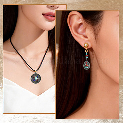 12Pcs 3 Styles Alloy with Dyed Synthetic Turquoise Pendants&nbsp;FIND-SZ0019-79