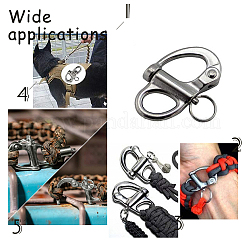 Fixed Bail Snap Shackle Stainless Steel Quick Release Fixed Spring Shackle&nbsp;STAS-UN0014-72P