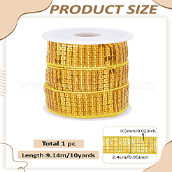 10 Yards Sparkle Polyester Ribbon&nbsp;OCOR-LP0003-08B