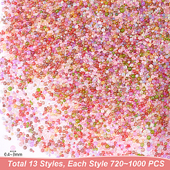 13 Style Glass Beads&nbsp;GLAA-PH0003-12