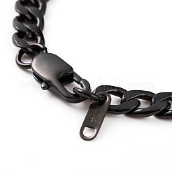 Men's 304 Stainless Steel Cuban Link Chain Bracelets&nbsp;BJEW-JB05917-02