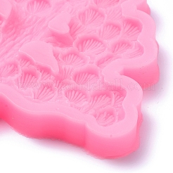 Food Grade Greeting Pine Silicone Molds&nbsp;DIY-F045-05